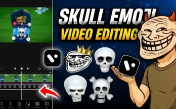 Skull Emoji Video Editing In Vita App